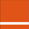 Tangerine/ White